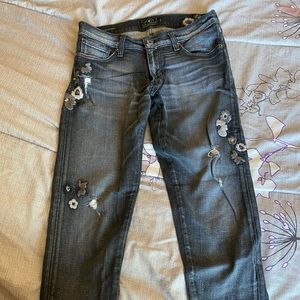 Lucky brand black capris